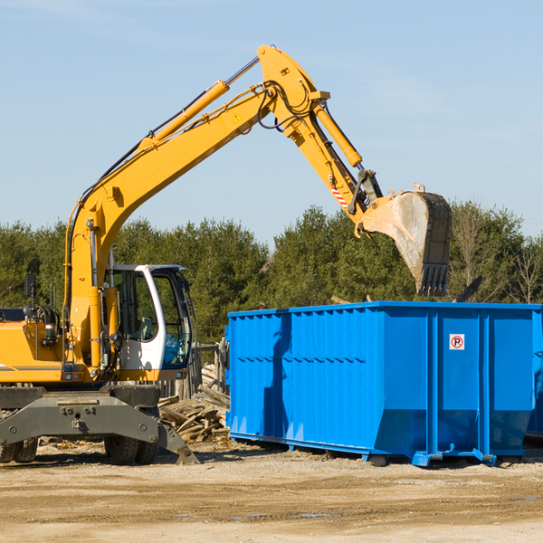 how does a residential dumpster rental service work in Dendron Virginia